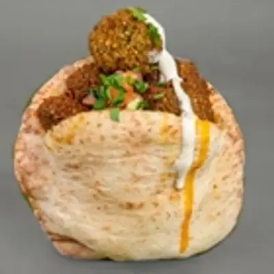 نص رغيف فلافل