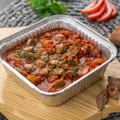 لحمه مع بندوره