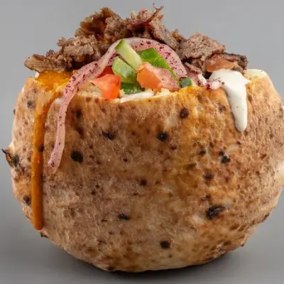 نص رغيف شوارما