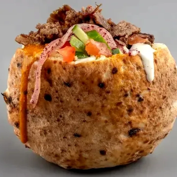 نص رغيف شوارما