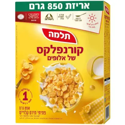 : קורנפלקס רגיל 850 גרם
