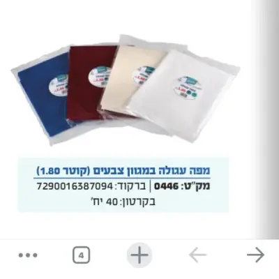 מפת שולחן עגולה