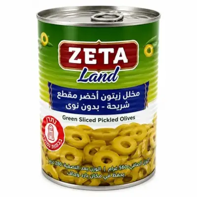 مخلل زيتون اخضر مشرح زيتا
