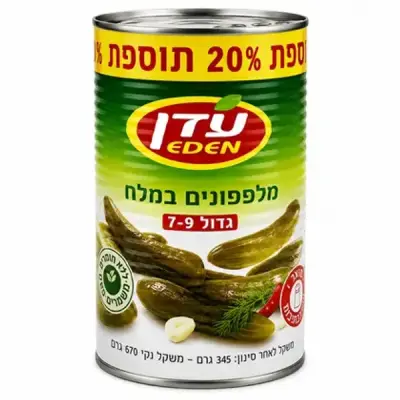 مخلل خيار من 7_9 عيدن بالملح