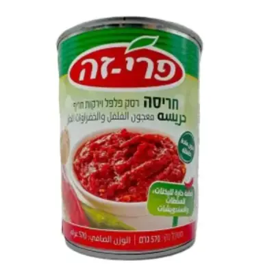פרי זה חריסה רסק פלפל וירקות חריף 570 גרם