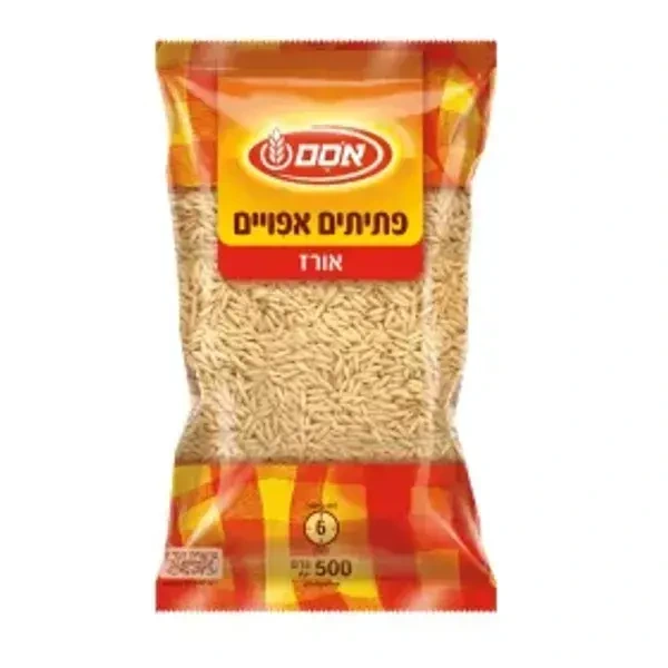 אסם פתיתים אפויים אורז – 500 גרם