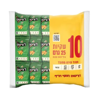 מארז דוריטוס חריף 10 יחידות