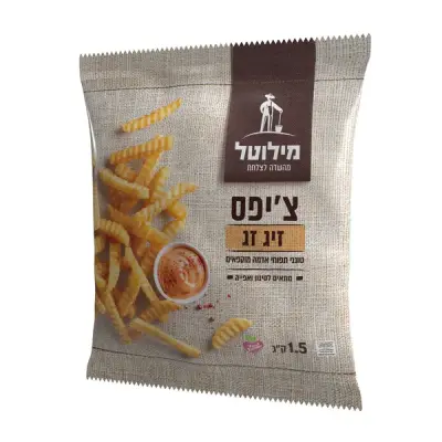 ציפס מילוטל זיג זג 1.5 ק"ג
