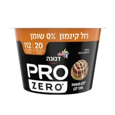 יוגורט חלבון פרו בטעם רול קינמון לת"ס